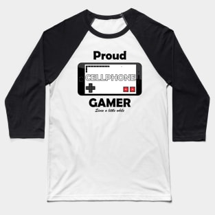 Cellphone gamer Baseball T-Shirt